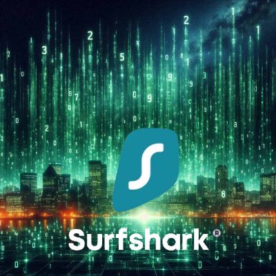 Surf Shark logo Matrix